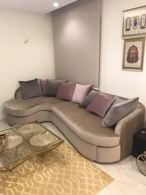 Kampinė sofa, kitas rakursas